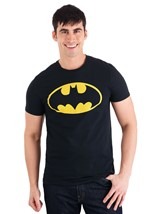 Batman Logo Black T-Shirt for Men | Batman Apparel & Costumes