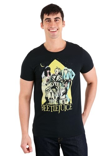 Beetlejuice Adult Black T-Shirt