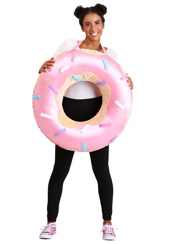 Adult Pink Donut Costume | Adult Food Costumes