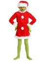 Child The Grinch Santa Deluxe Costume with Mask Alt 2