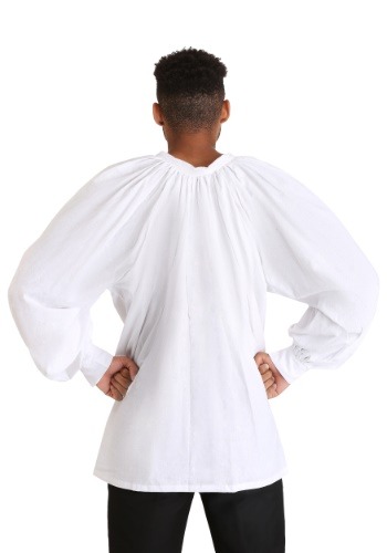 Men's Renaissance White Peasant Costume Shirt | Historical Costumes
