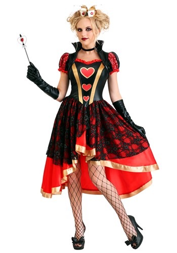 Womens Dark Queen of Hearts Costume