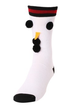 3D Novelty Snowman Crew Socks