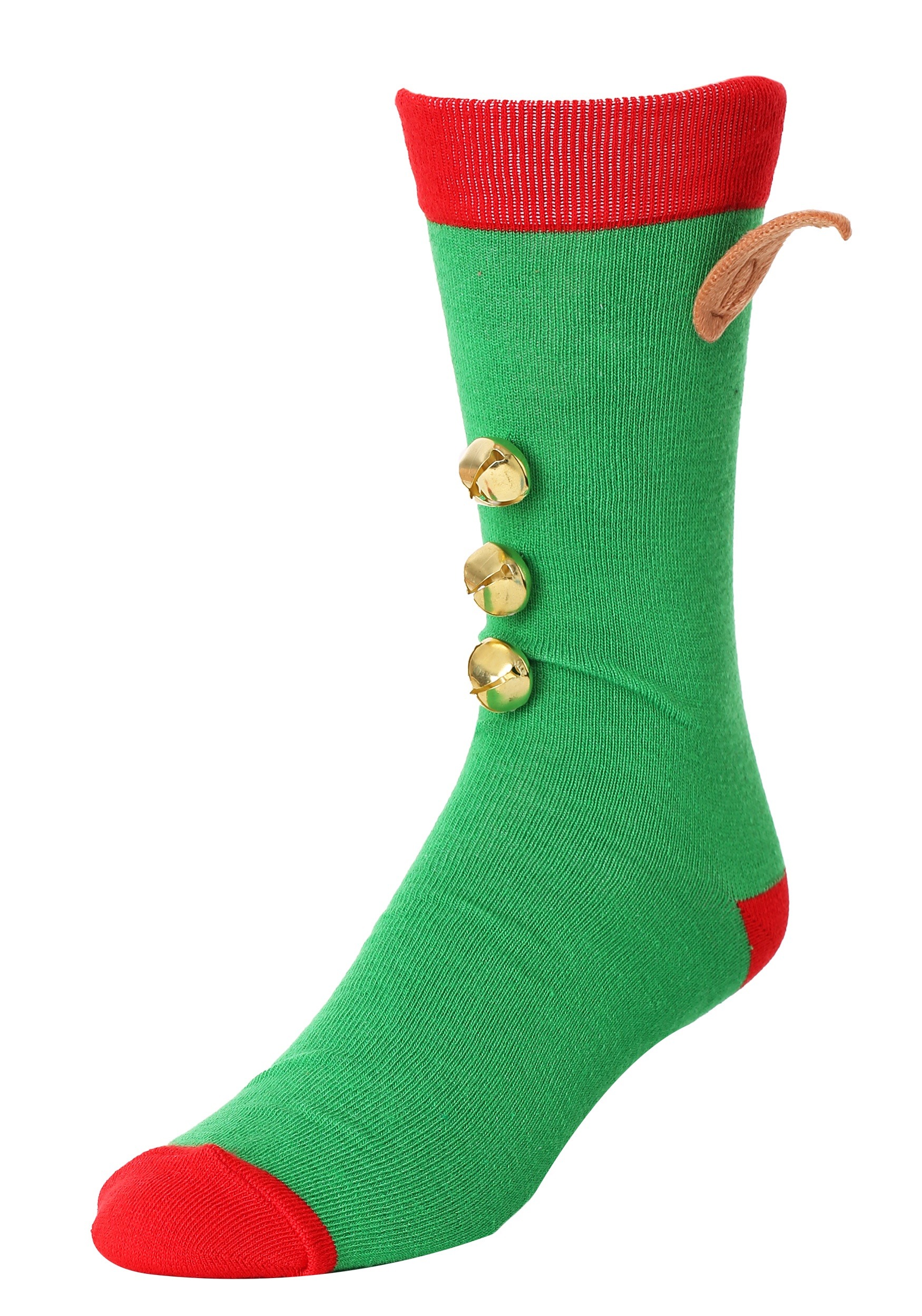 Novelty Elf 3D Crew Socks