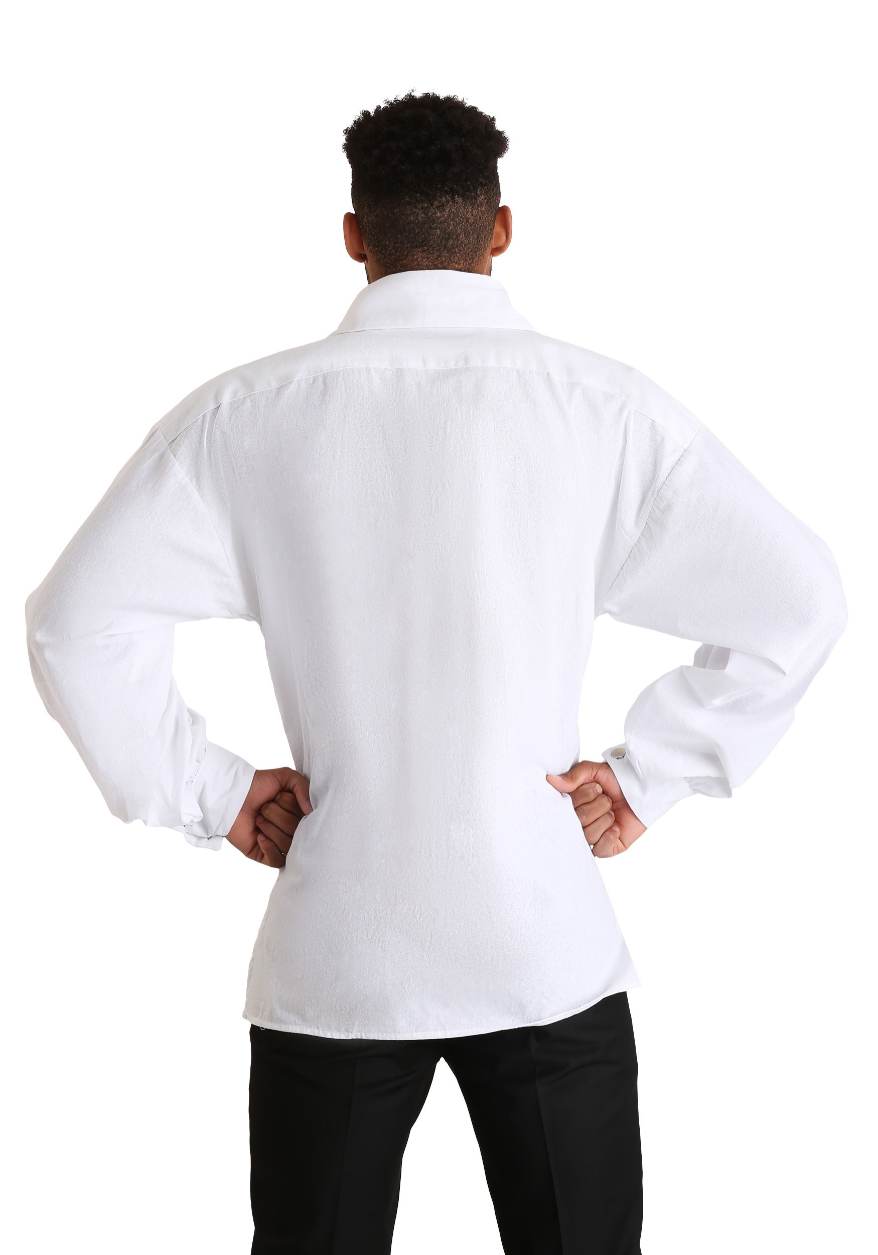 White Renaissance Shirt For Men