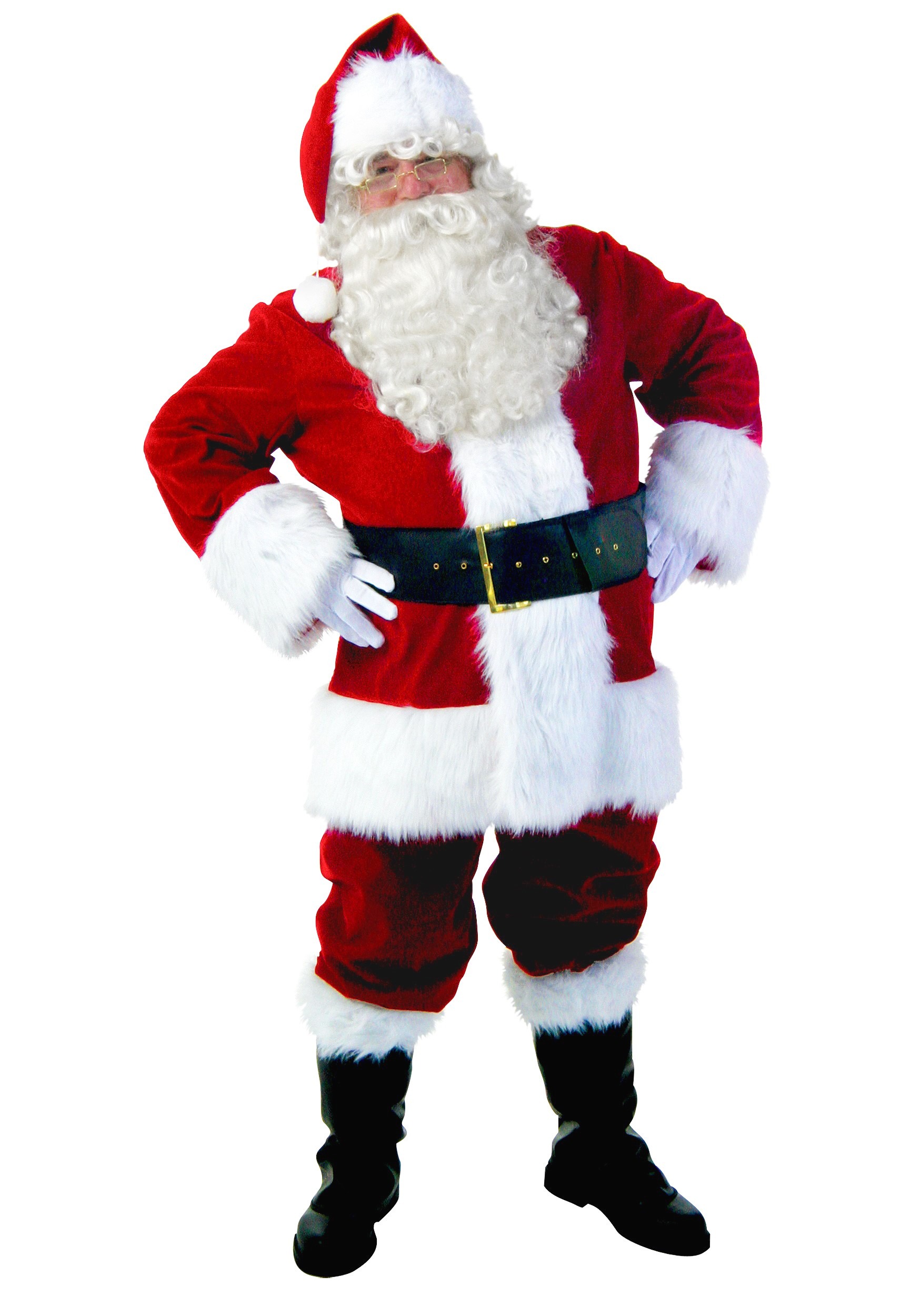 Men's Premiere Professional Santa Suit Costume (Men's Regular Sizes)