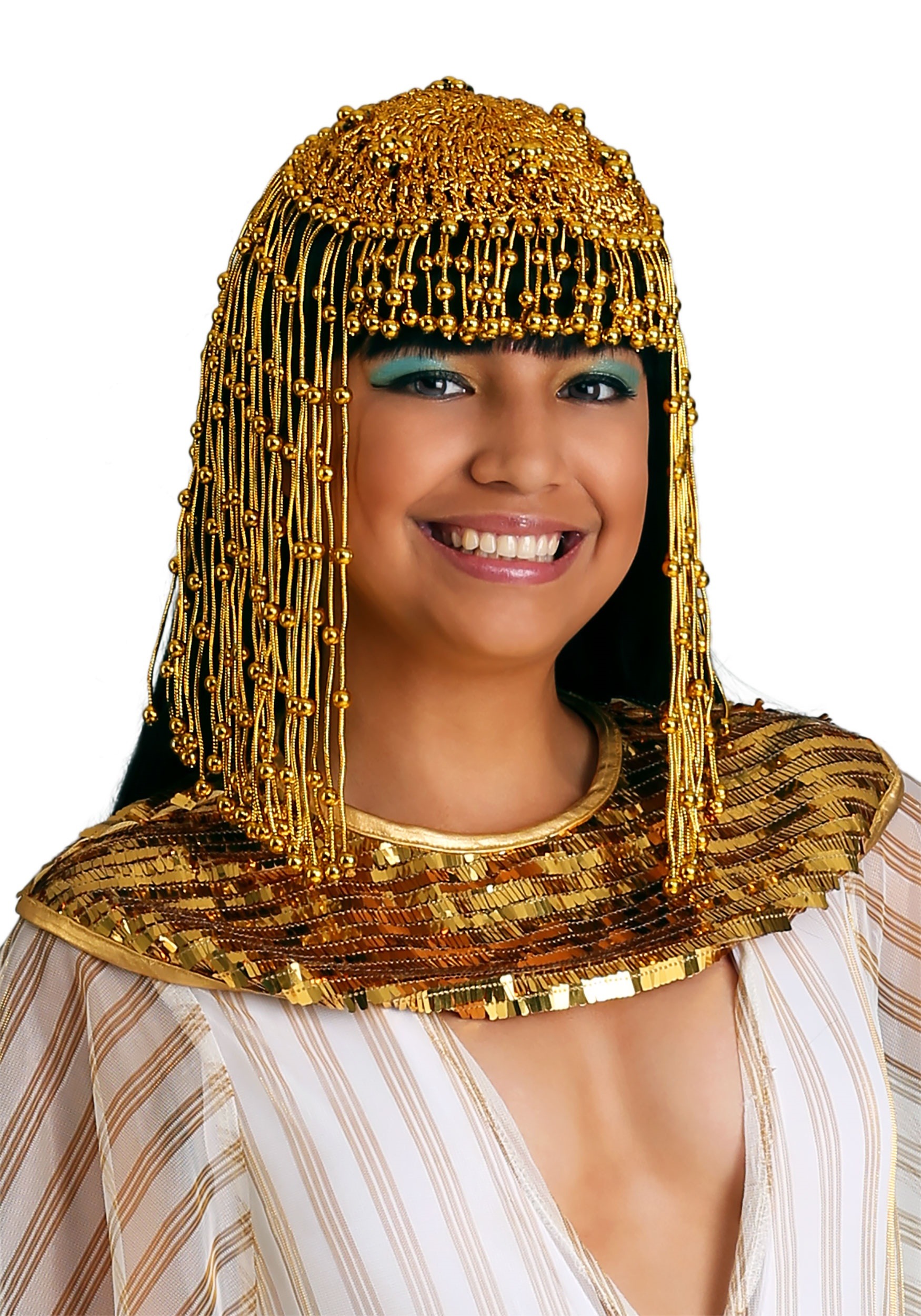 Ladies Gold Snake Egyptian Cleopatra Headdress Fancy Dress Costume Accessory 
