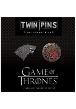 Game of Thrones Stark & Targaryen Twin Enamel Pin