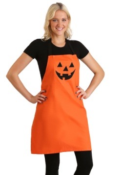 Jack O' Lantern Orange Embroidered Apron11