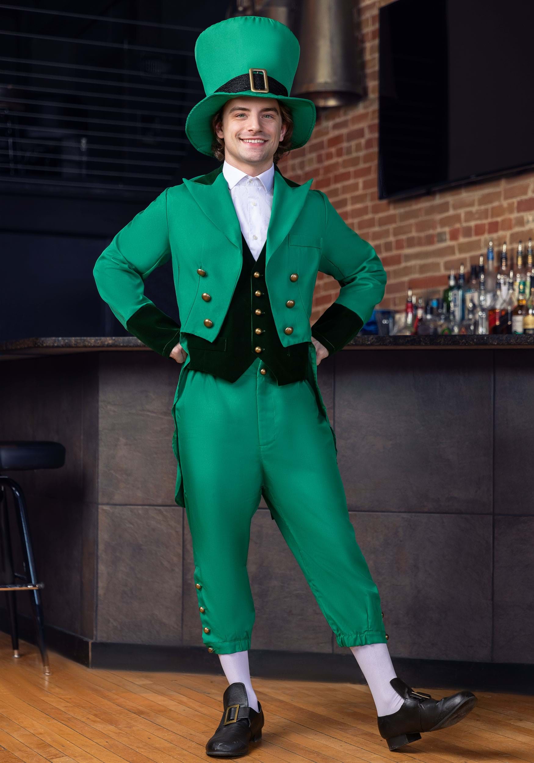 Adult Green Leprechaun Costume