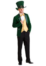 Men's Gold and Green Leprechaun Costume Alt 8