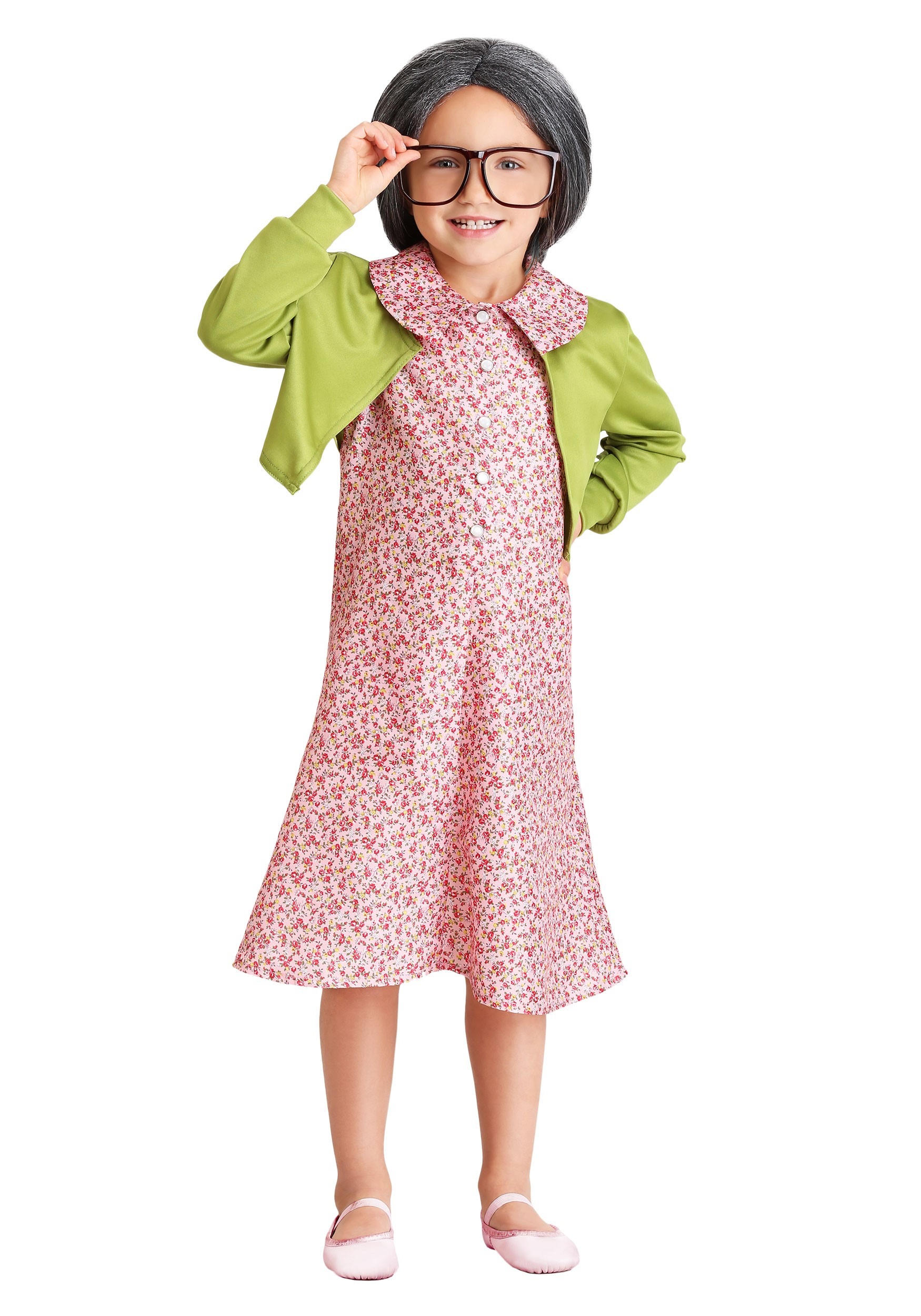 Grammy Gertie Girl's Costume , Funny Kids Halloween Costume