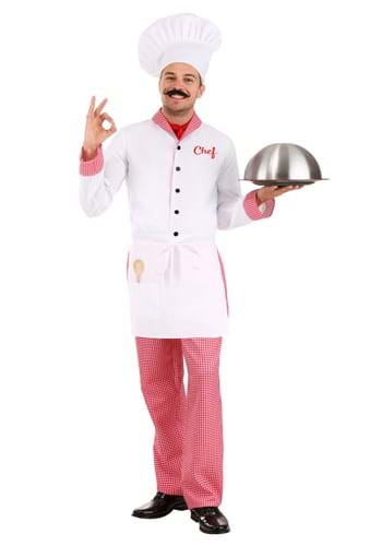 Adult Chef Uniform Costume Chef Halloween Costumes   Mens Chef Costume 