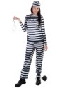 Women's Striped Prisoner Costume Update2 Alt2