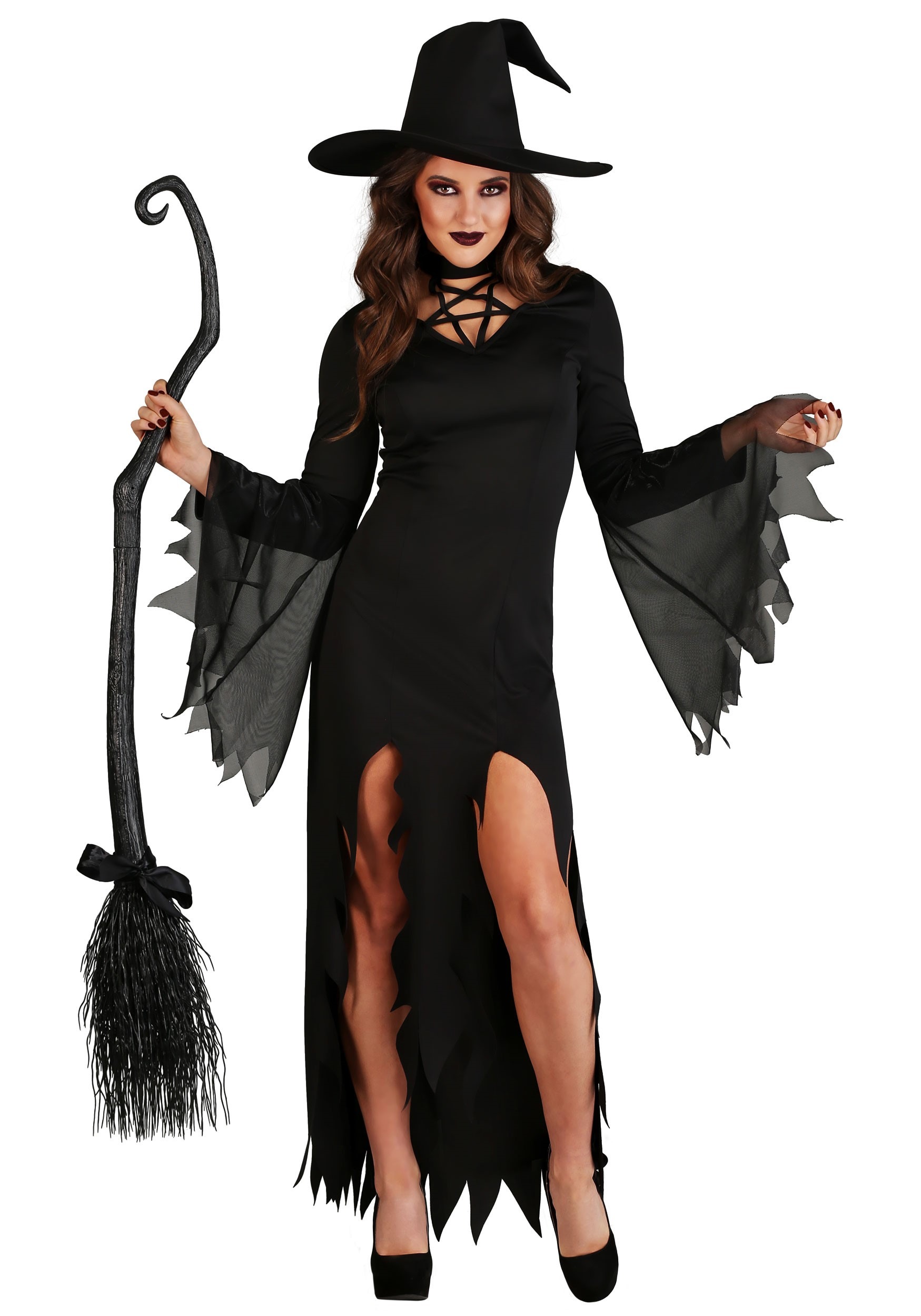 black dress for witch costume