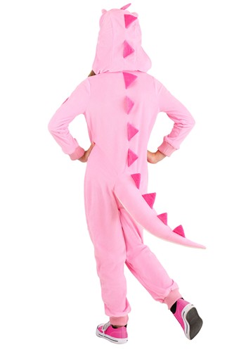 Pink Dinosaur Girl's Onesie