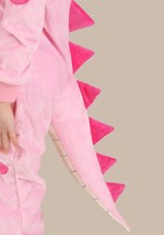 Girl's Pink Dinosaur Onesie Alt 4