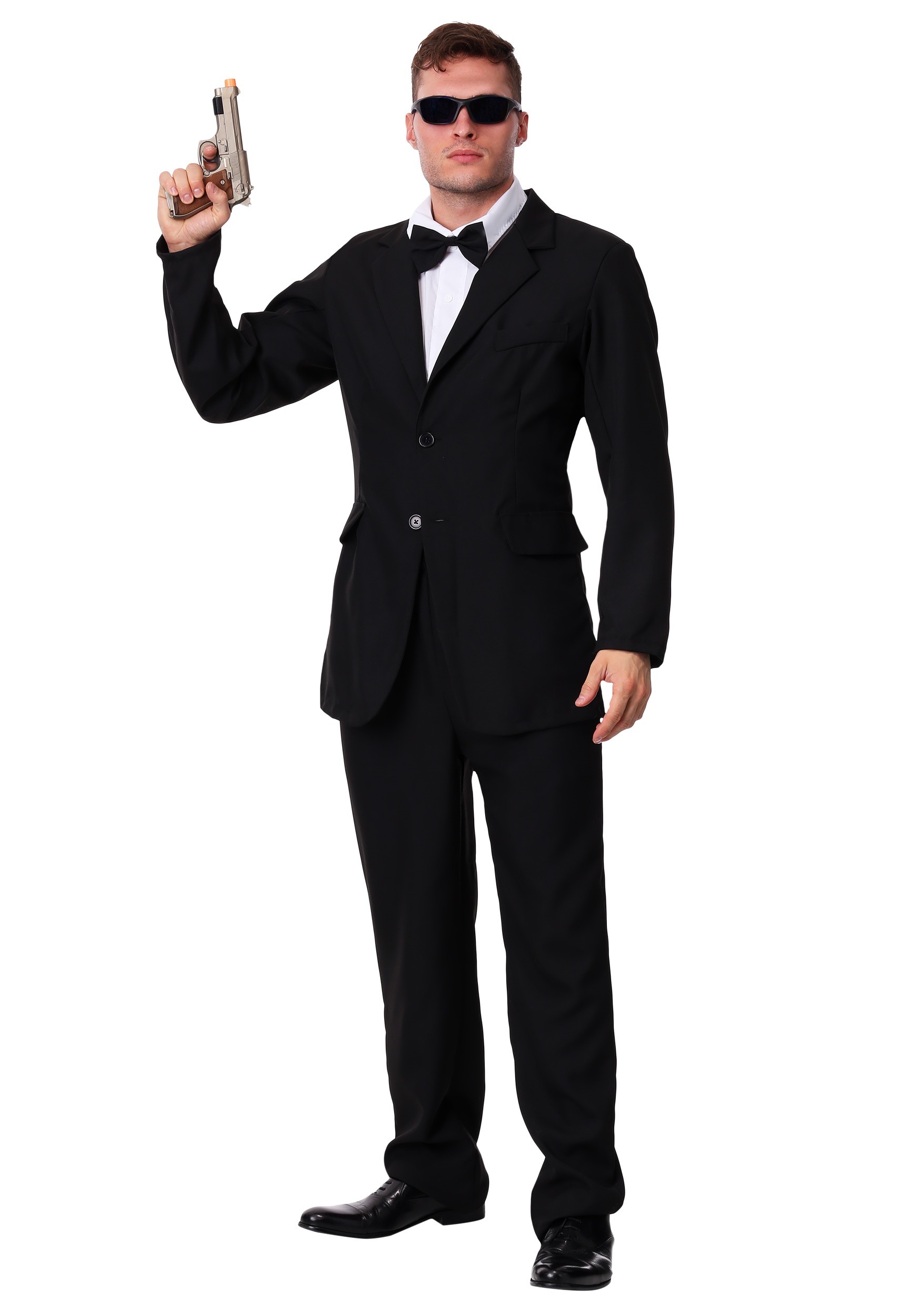 Mens Black Suit Costume