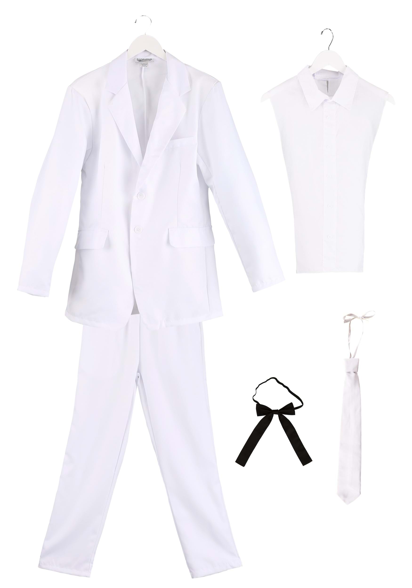 White Suit Men's Costume