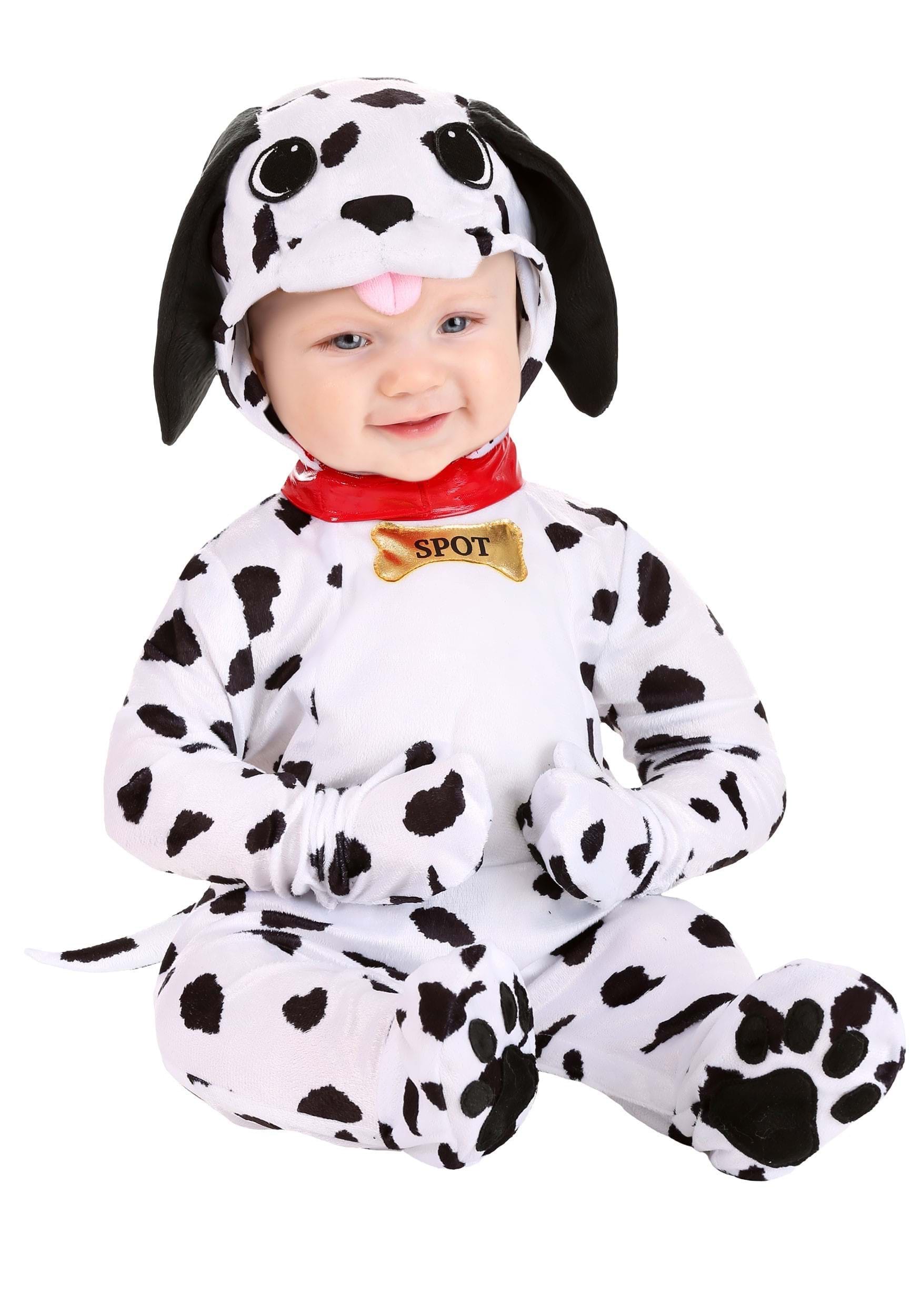 Dog Dalmatian Costume Red Collar All Over Toddler T Shirt
