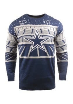 Light Up Dallas Cowboys Bluetooth Ugly Christmas Sweater1