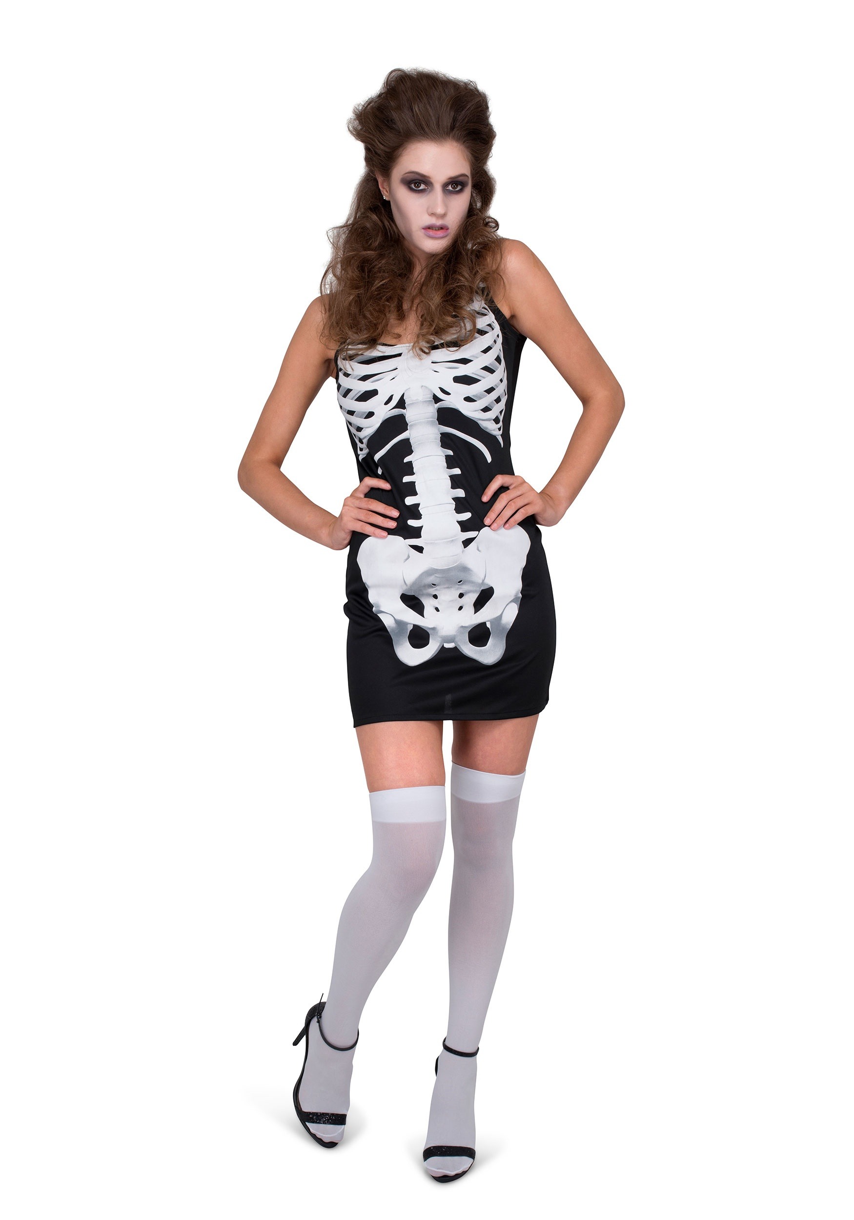Photos - Fancy Dress Winsun Dress Karnival Costumes Skeleton Dress Costume for Women Black/White 