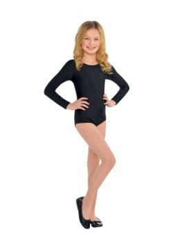 Girl's Black Bodysuit