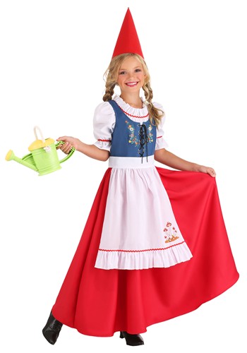 Garden Gnome Costume for Girls