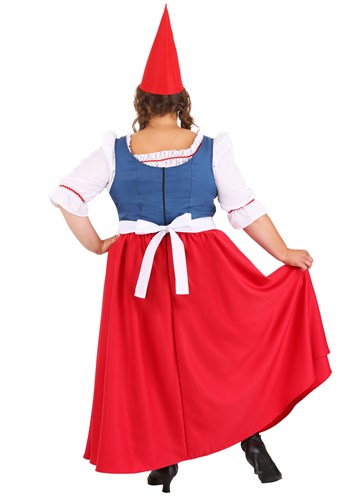 Women's Plus Size Garden Gnome Costume