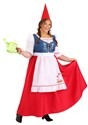 Plus Size Women's Garden Gnome Costume Alt 2