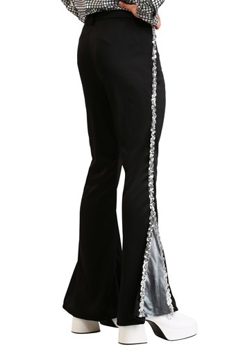 Men's Silver Sequin Disco Costume Pants | Disco Costumes