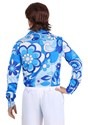 Men's Blue Flower Disco Shirt
