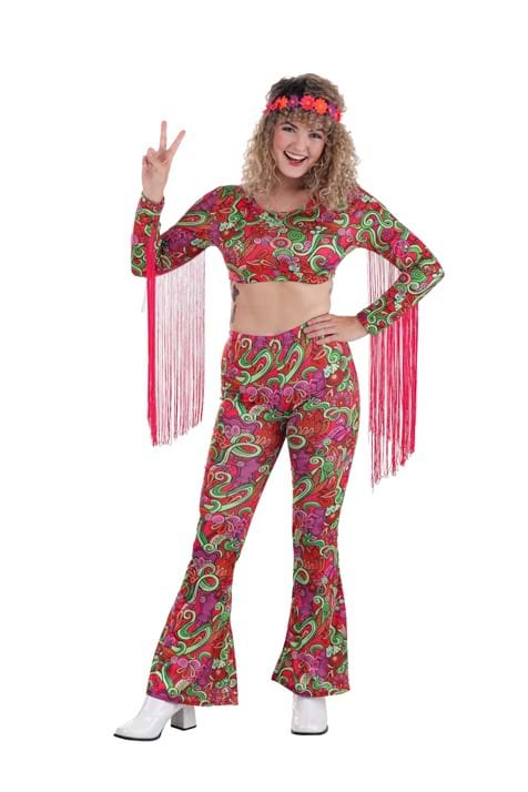 Womens World Peace Hippie Costume | 70s Costumes Women