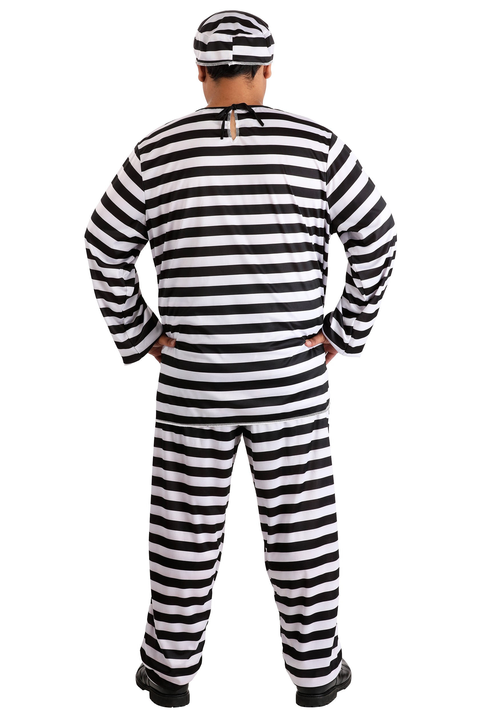 Men's Plus Size Prisoner Costume