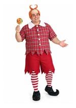 Plus Size Red Munchkin Costume for Men upd