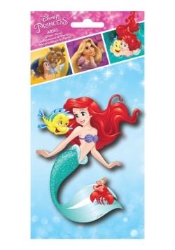 Disney Princess Ariel 4x8 Tri-langauge Glitter Decal