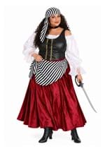 Plus Size Pirate Wench Deluxe Womens Costume New Main