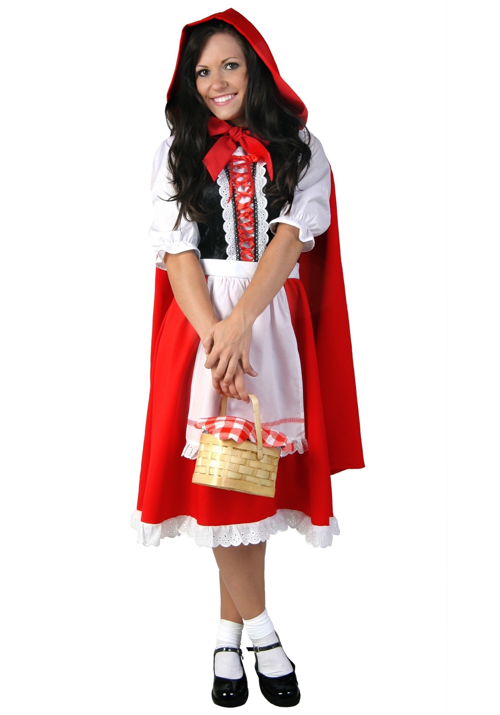 Photos - Fancy Dress Winsun Dress FUN Costumes Plus Size Little Red Riding Hood Costume Dress for Women Red& 