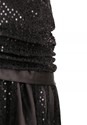 Women's Plus Size Black Jazz Flapper Costume Alt 4