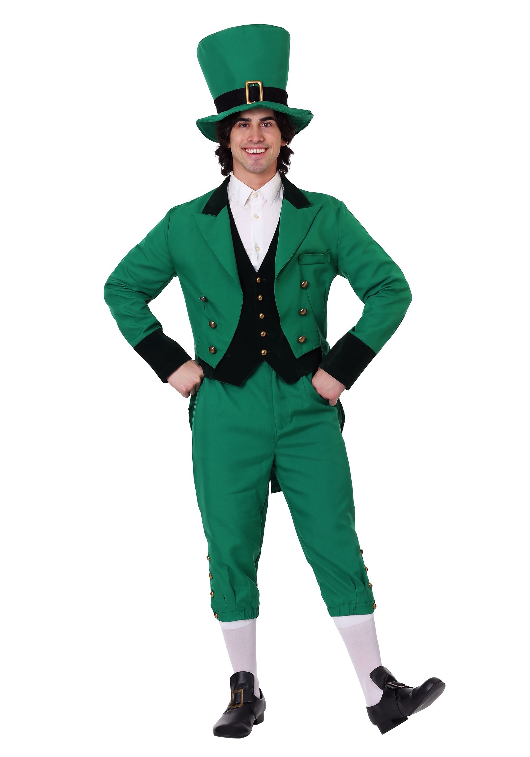 Plus Size Leprechaun Men's Costume