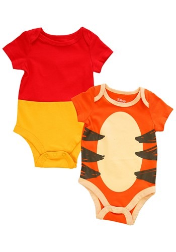 Infant 2 Pack Winnie The Pooh and Tigger Onesie UpdateMain