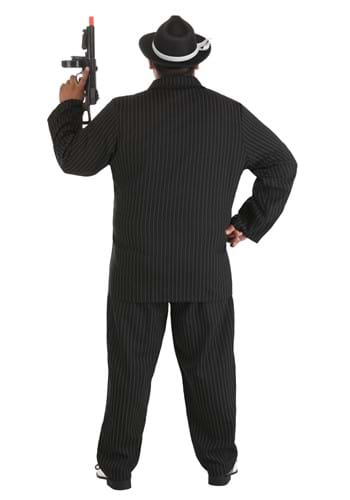 Gangster Plus Size Pinstripe Costume Mobster Costume