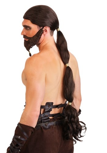 Warrior King Wig and Beard Set | Men's Costume Wigs
