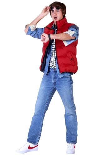 Back to the Future Marty McFly Men's Plus Size Costume