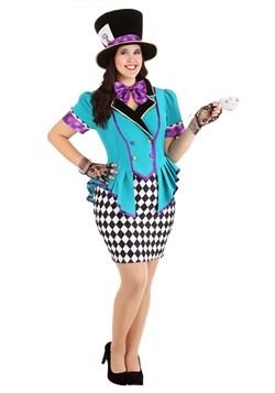 Plus Size Marvelously Mad Hatter Costume