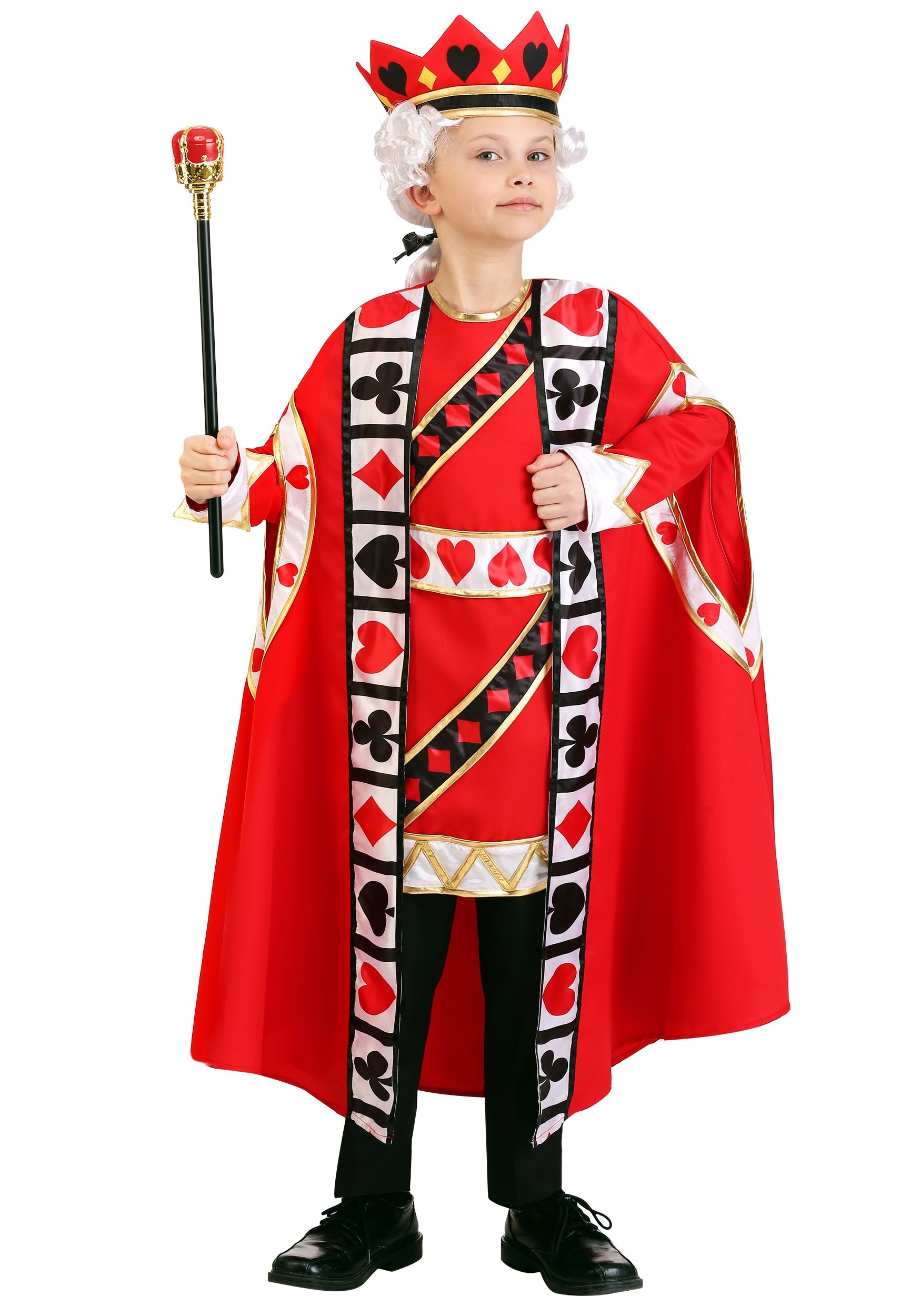 Disfraz de rey de corazones para niños Multicolor – Yaxa Store
