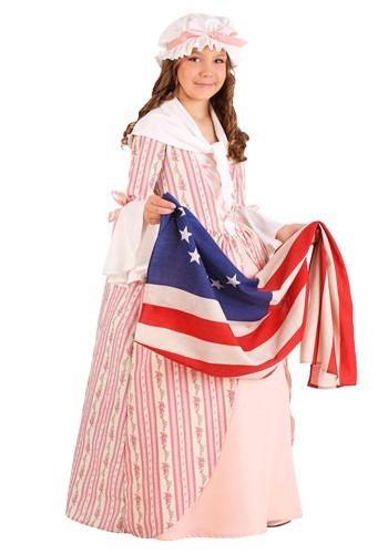 Girls Colonial Dress Costume - Halloween Costumes 4U - Kids Costumes