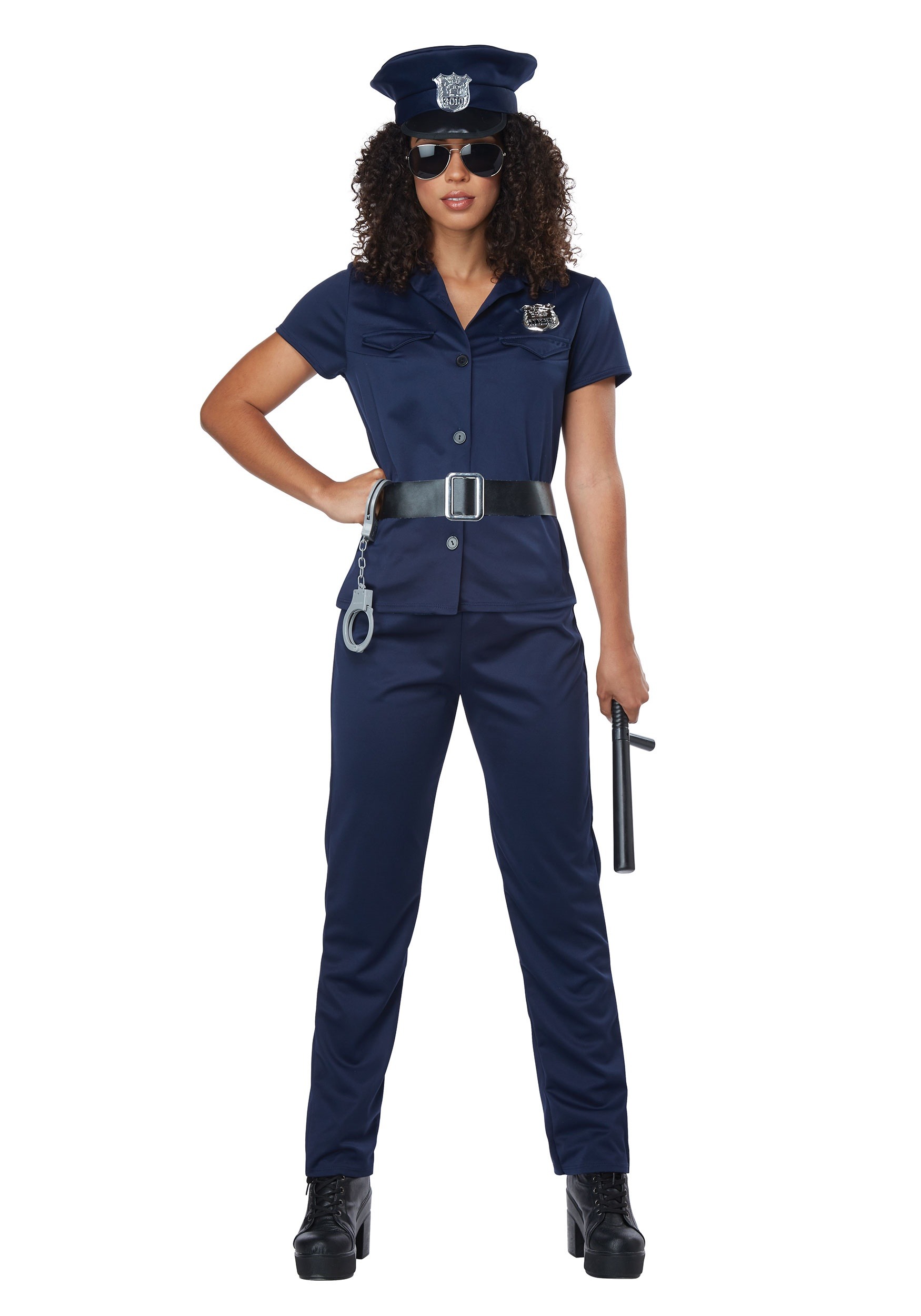 Matissa & Dad - Set Costume Da Poliziotto Per Bambini, Gioco Di Ruolo Con Berretto, Gilet, Distintivo, Walkie-talkie E Manette, 2 Taglie (2-4 E 5-8 Anni)