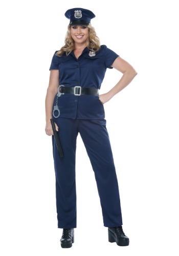 POLICE PLUS SIZE WOMAN COSTUME