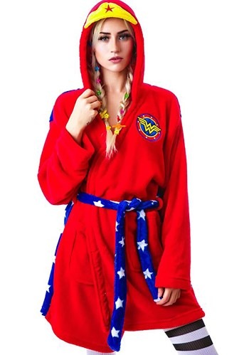 Adult Hooded Wonder Woman Robe